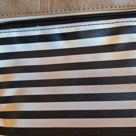 Small stripped crossbody bag purse - Picture 2 of 13